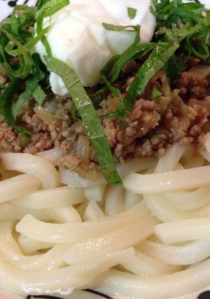 簡単♡肉味噌うどん-レシピのメイン写真