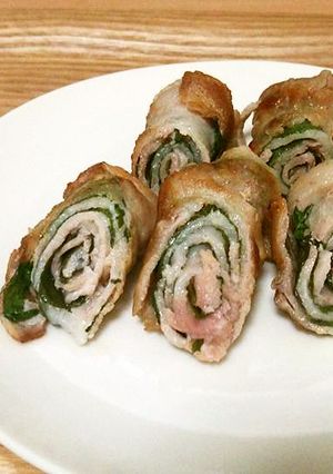 ☆男飯☆００４　豚バラ大葉ロール-レシピのメイン写真