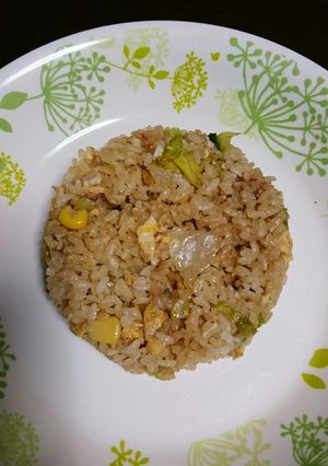 レタスチャーハン(コーン、ベーコンIN)-レシピのメイン写真