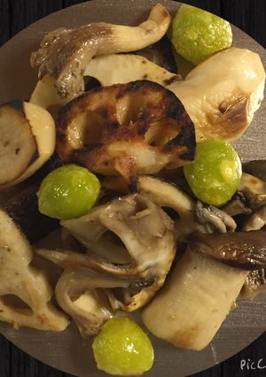 きのこたっぷり秋の味覚サラダ-レシピのメイン写真