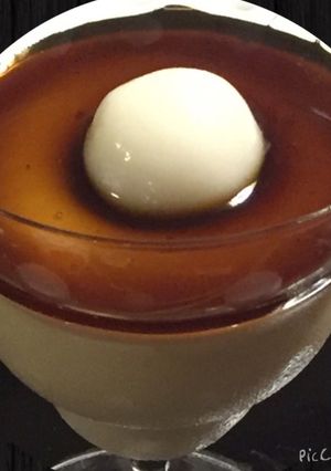 黒糖ババロア〜黒蜜がけ-レシピのメイン写真
