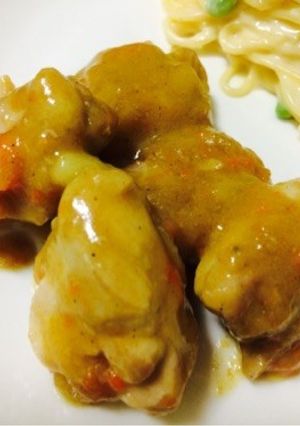 カレーリメイク鶏カレーあん-レシピのメイン写真