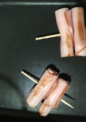 お弁当に☆超簡単くるくるハム-レシピのメイン写真