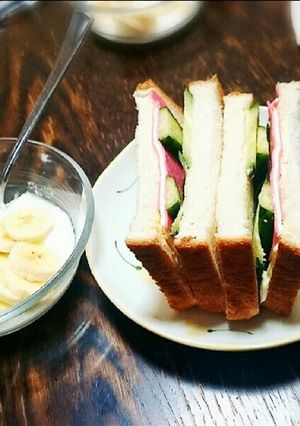 ❀ﾓｰﾆﾝｸﾞｻﾝﾄﾞ&ﾖｰｸﾞﾙﾄ❀-レシピのメイン写真