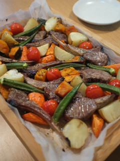 ラム肉の香草ぎゅうぎゅう焼き!-レシピのメイン写真