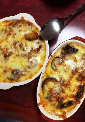 簡単！ズボラママの茄子のミートチーズ焼き-レシピのメイン写真
