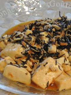 豆腐とひじきの炒め煮(ダイエット食)-レシピのメイン写真