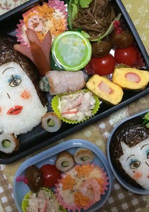 ♫ダメよ〜ダメダメ朱美ちゃん♫キャラ弁-レシピのメイン写真