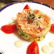 アボカドとスモークサーモンサラダ