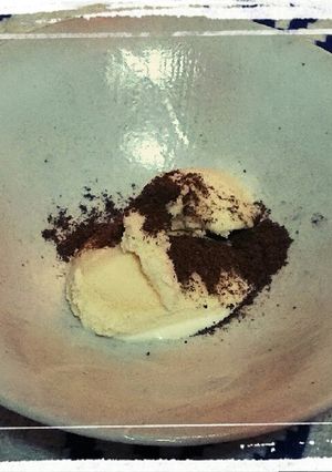簡単豪華★ほうじ茶がけバニラアイス-レシピのメイン写真