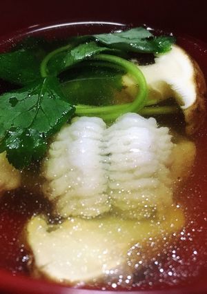 鱧と松茸のお清汁-レシピのメイン写真
