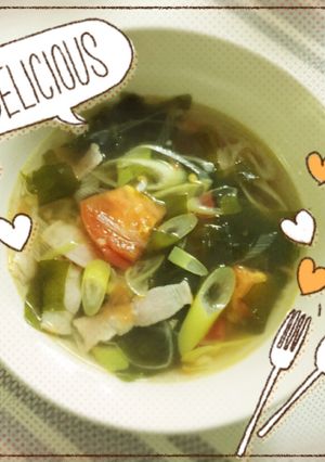 風邪にはこれ！超簡単☆特製にんにくスープ-レシピのメイン写真