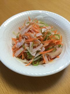 お酢不使用!ハムと野菜のレモンマリネ☆-レシピのメイン写真