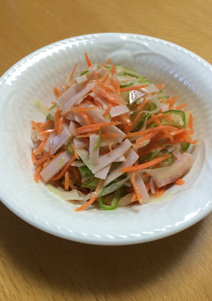 お酢不使用！ハムと野菜のレモンマリネ☆-レシピのメイン写真