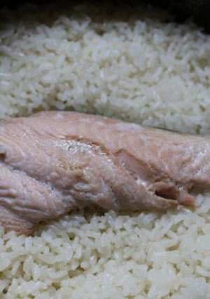 簡単!美味しい☆鮭ご飯♪-レシピのメイン写真