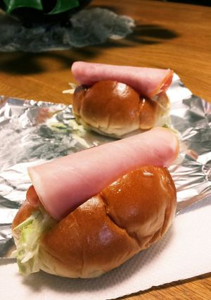 シャキシャキコールスローのハムサンド★-レシピのメイン写真