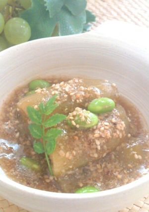 茄子の胡麻煮-レシピのメイン写真