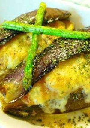 ナスの肉詰めチーズオーブン焼き-レシピのメイン写真