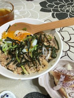エノキが、隠し味の鳥そぼろ丼-レシピのメイン写真