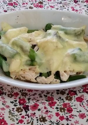 ササミとアスパラのチーズ焼き(低糖質)-レシピのメイン写真