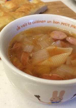 ミネストローネ風スープ-レシピのメイン写真