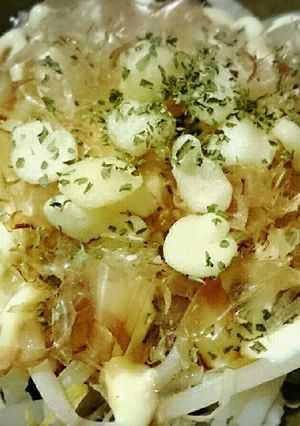 モヤシのお好み焼き風サラダ-レシピのメイン写真