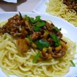 納豆ジャージャー麺(納豆肉味噌麺)