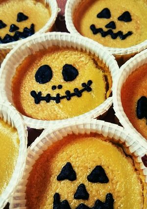 簡単！ハロウィンの濃厚★かぼちゃプリン-レシピのメイン写真