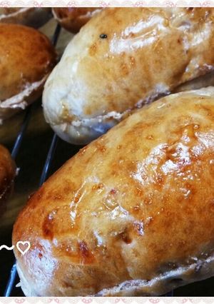 クルミパンのシナモンバターサンド♪-レシピのメイン写真