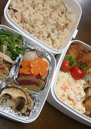 秋ピクニック弁当-レシピのメイン写真