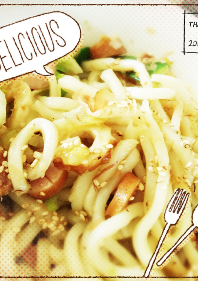 和風焼きうどん-レシピのメイン写真