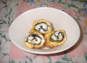 お弁当のおかず♪たまごとのりのクルクル-レシピのメイン写真