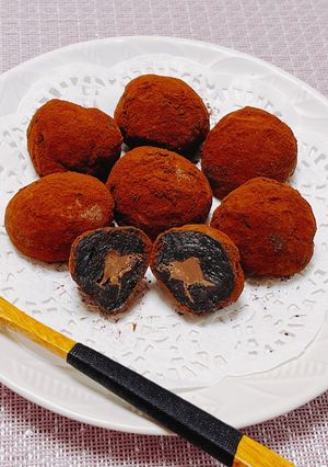 レンジで簡単！ごまチョコもち-レシピのメイン写真