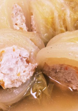 胸肉でロール白菜-レシピのメイン写真