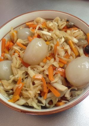 ☆玉こんにゃくの☆切り干し煮-レシピのメイン写真