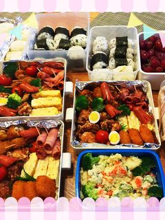 *簡単時短手作り*運動会お弁当2015-レシピのメイン写真