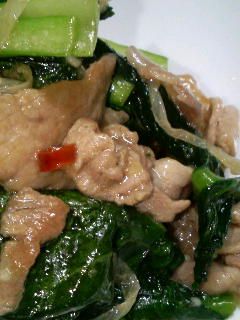 ●本格中華●豚肉と小松菜の炒め物-レシピのメイン写真