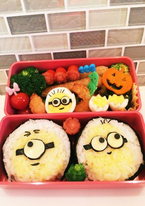 ミニオンズ キャラ弁-レシピのメイン写真