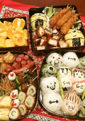 運動会弁当 2015 ♡キャラ大集合♡-レシピのメイン写真
