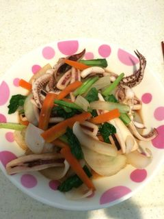 シャンタン野菜炒め-レシピのメイン写真