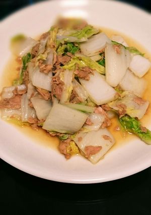 白菜とツナの醤油炒め☆-レシピのメイン写真