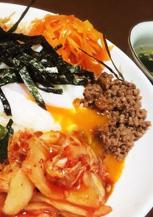 焼肉のタレで美味しくビビンバ！-レシピのメイン写真
