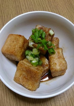 カリカリ高野豆腐の甘辛煮(*^^*)-レシピのメイン写真