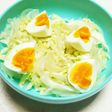 キャベツ玉ねぎゆで玉子サラダ
