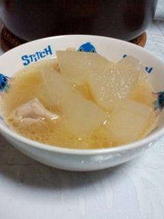鍋だけで簡単ヘルシー冬瓜おかずスープ-レシピのメイン写真