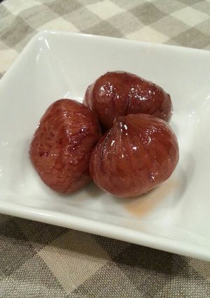 簡単！栗の渋皮煮-レシピのメイン写真