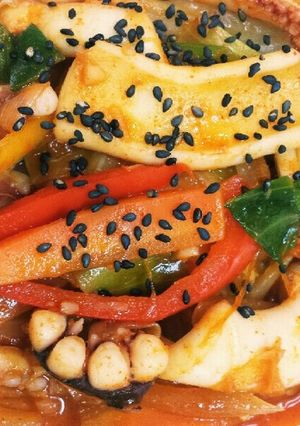 イカ炒め♪韓国本場の味(^_^)-レシピのメイン写真