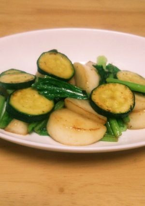 かぶとズッキーニの白ワイン炒め-レシピのメイン写真