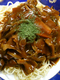 簡単!ランチに♪デミソースのスパゲティ♡-レシピのメイン写真