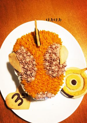 卵小麦不使用！仮面ライダーゴーストケーキ-レシピのメイン写真